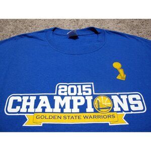 Golden State Warriors 2015 Champions SGA city international bank t-shirt sz XL